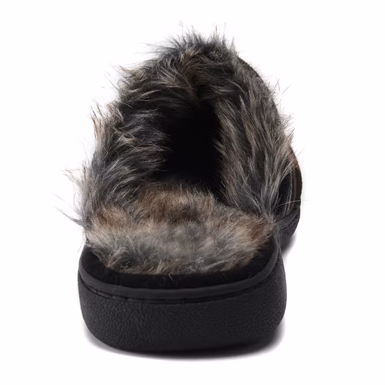 クラシックで快適なチェックツイードスリップオンハウス屋内屋外ふわふわ裏地付き冬暖かいスリッパ男性用